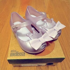 Mini Melissa Princess Shoes 6 NEW